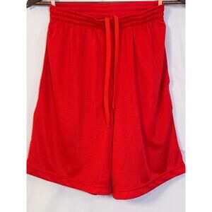 Boys Athletic Works Small/Ch 28-30 Red Drawstring Athletic Shorts